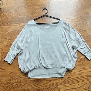 Elegant Light Gray Women's Top
